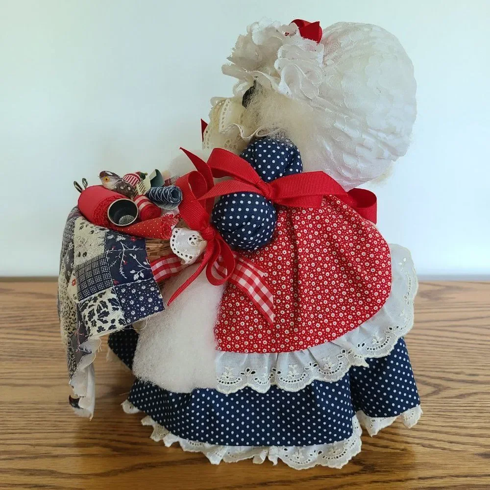 Rare Vintage Apple Whimseys Real Apple Face Appalachian Folk Art Doll Sew Granny